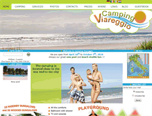 Tablet Screenshot of campingviareggio.it